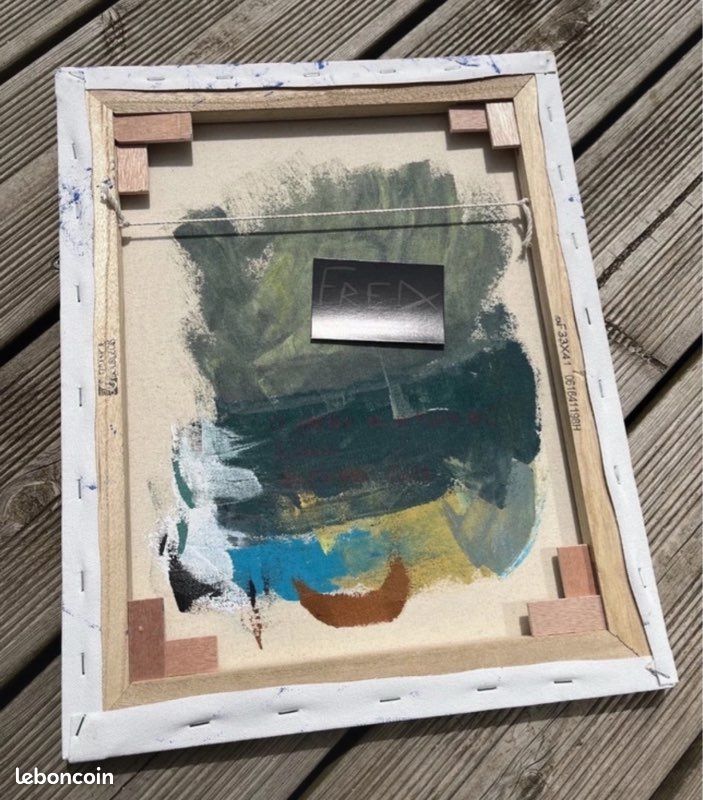Tableau acrylique au couteau 41x33cm (image 4)