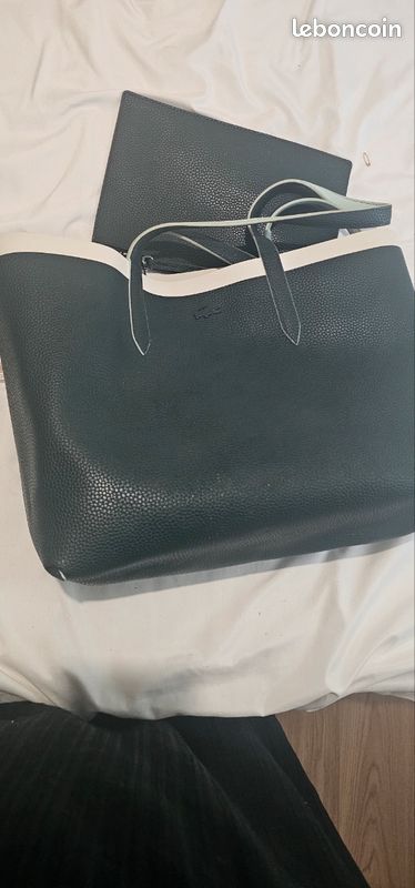 Sac cabas cuir reversible LACOSTE (image 4)