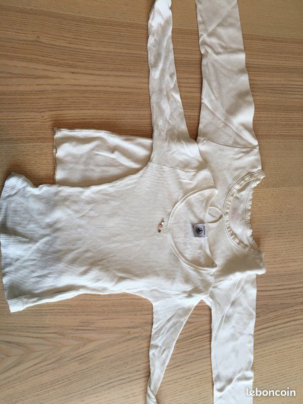 Lot de 2 T-shirts sous-vêtements petit bateau 3 ans (image 1)