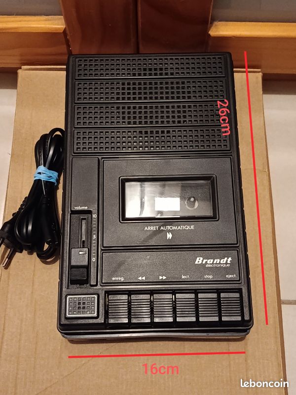Vintage - platine stereo cassette audio lecteur enregistreur à Les