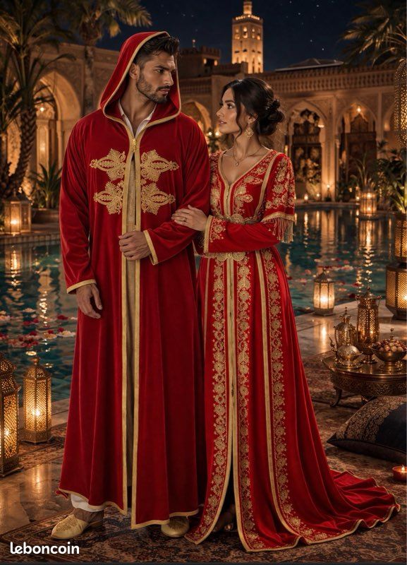 Caftan/ tackchita rouge (image 4)