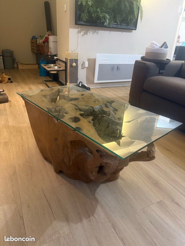 Table basse en bois (image 3)