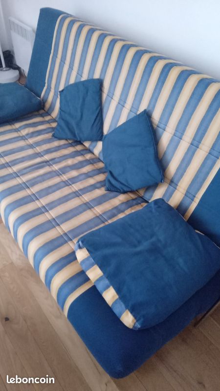 Banquette Clic-Clac RIVA 130x190 cm – Matelas Épais 18 cm (Couchage Quotidien) (image 3)