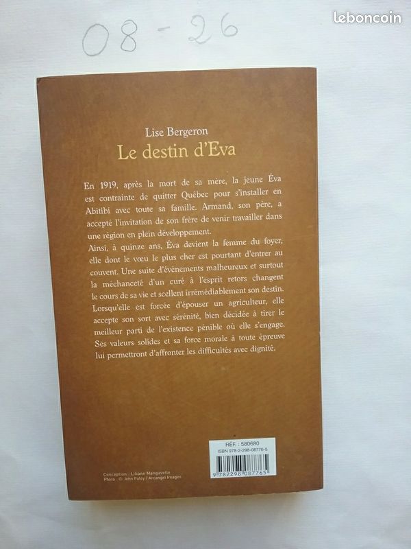 Le destin d'Eva de Lise Bergeron (image 2)