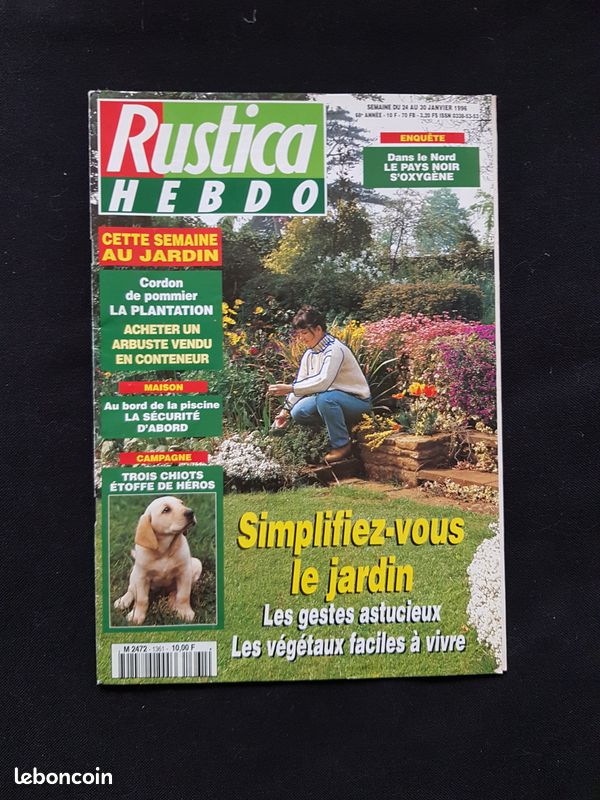 Lot de 12 magazines Rustica Hebdo de 1995 à 1996 (image 3)