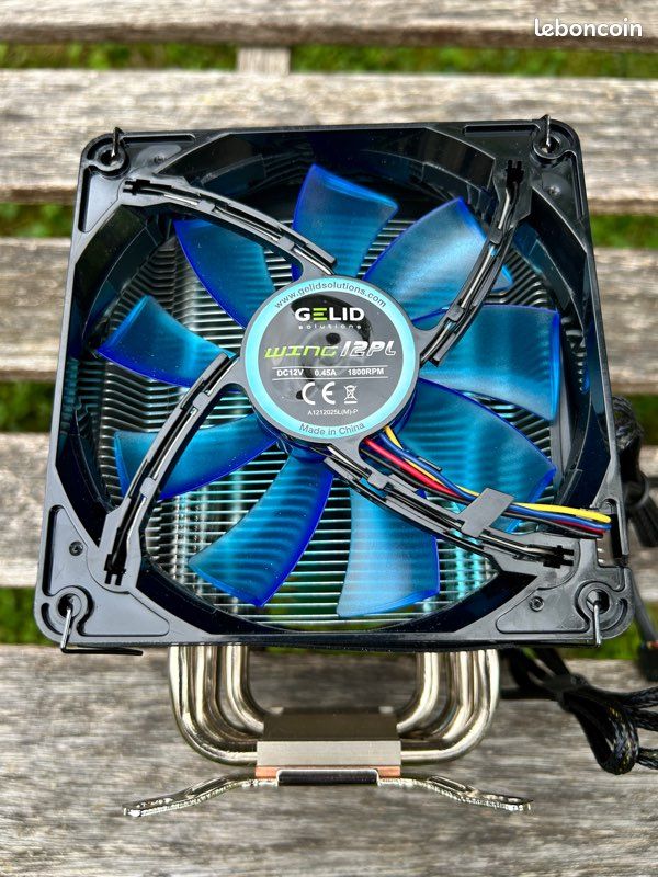Ventilateur PC GELID GX-7 + 2x Wing 12PL pwm 1800rpm + 2 autres (image 2)