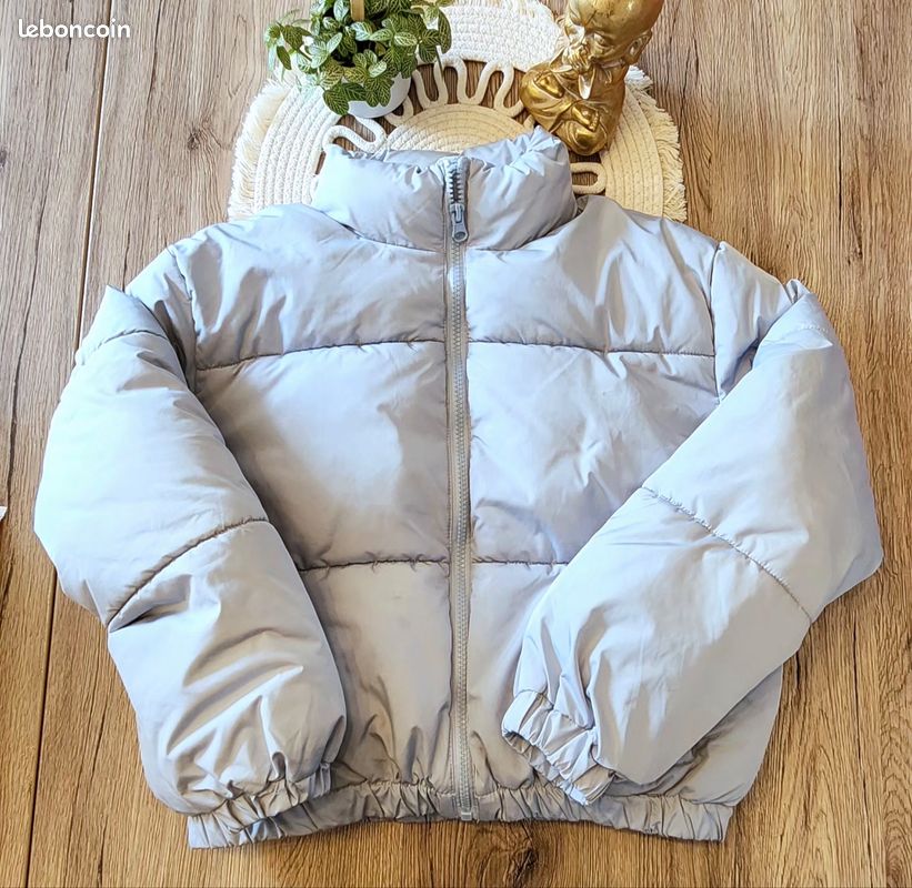 Manteau doudoune fille 12ans Gémo Bleu Vêtements