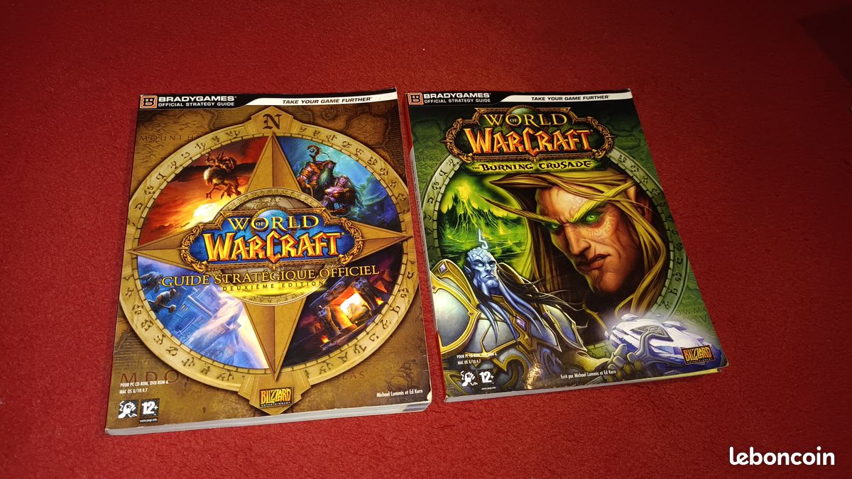 Lot de 2 Guides World Of Warcraf WOW - Version Française Très Bon état - -  Jeux vidéo