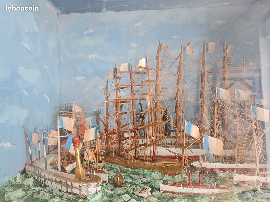 Maquettes bateaux port de pêche (image 3)