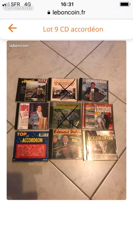Lot 7 CD accordéon (image 1)
