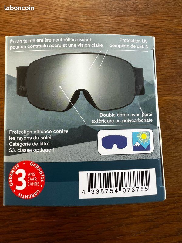 Masque ski et snowboard enfant neuf emballé Sport Plein air