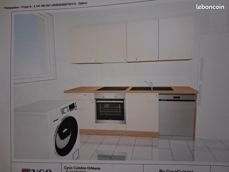 Appartement 2 pièces 44 m² · à Olivet · 44 m² · 650 €/mois