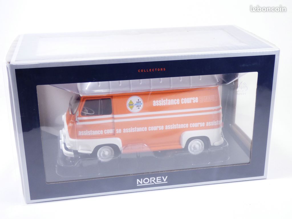 Norev 1/18 Renault Estafette 1968 Orange – Assistance Course – Neuve