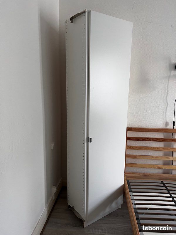 Armoire angle PAX IKEA avec 9 tablettes, 53x35x201 (image 5)