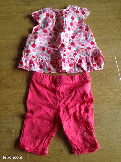 Ensemble fille bébé 3 mois neuf (image 1)