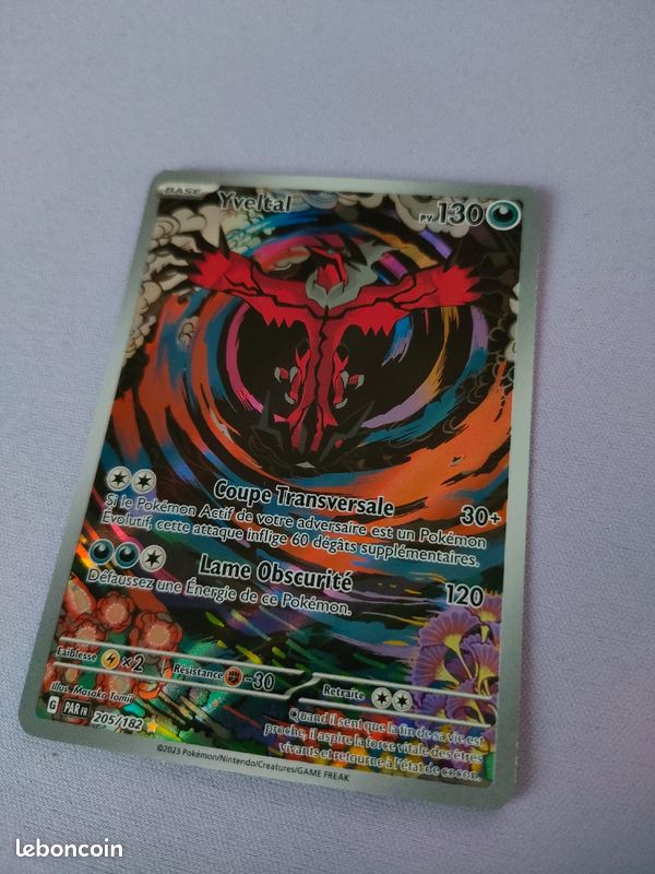 Carte Pokémon Yveltal 205/182 (image 1)