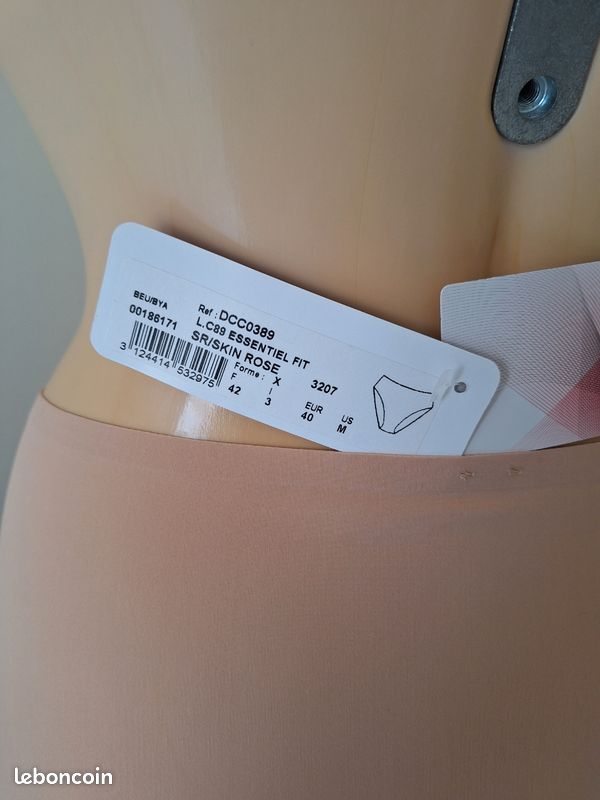 Culotte Femme Lise Charmel - Taille 42, Blanc Cassé, Style Classique - NEUVE Avec étiquettes