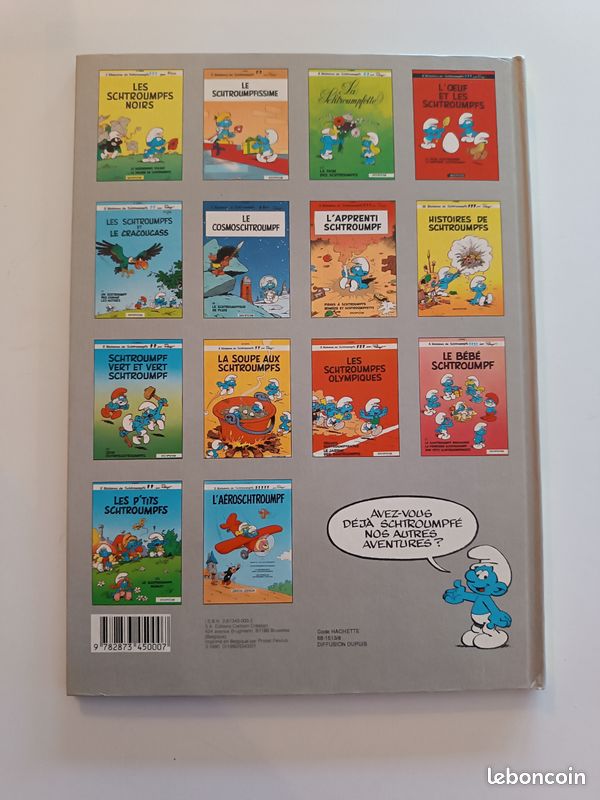 BD Les Schtroumpfs 14 . L'aéroschtroumpf en EO par Peyo (image 3)