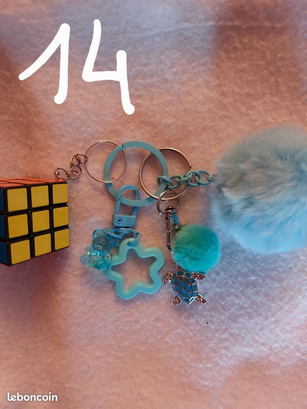 Porte-clé fait main vendu à l'unité (image 14)