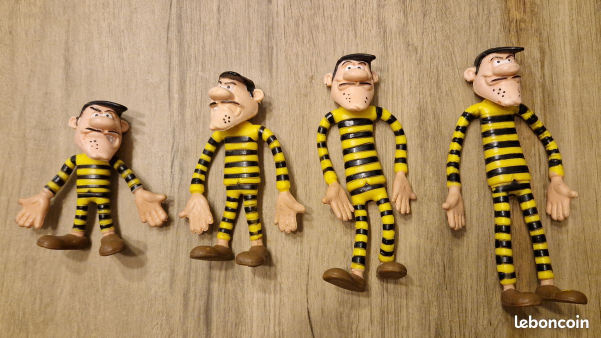 1024⚜️ Ancienne Figurines Les Dalton Dargaud Morris Joe, Jack, William