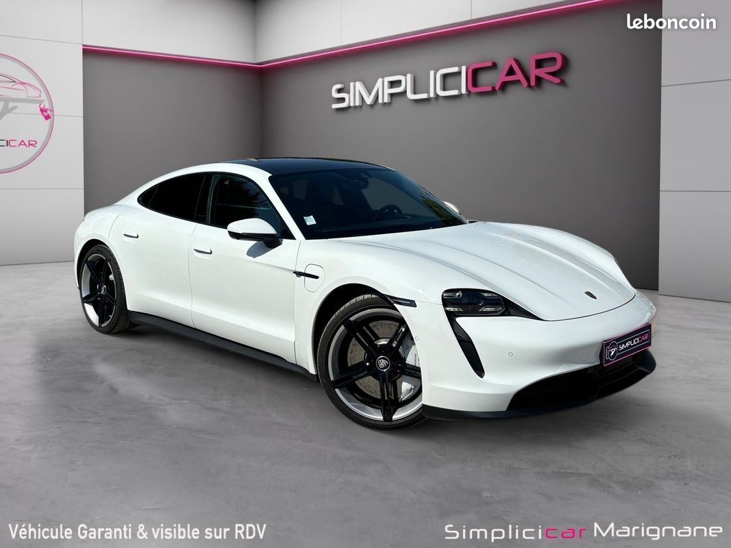 PORSCHE TAYCAN 4S 530 ch GARANTIE PORSCHE APPROVED - ECRAN PASSAGER - BOSE - TOIT PANO - CAM 360 - (image 1)