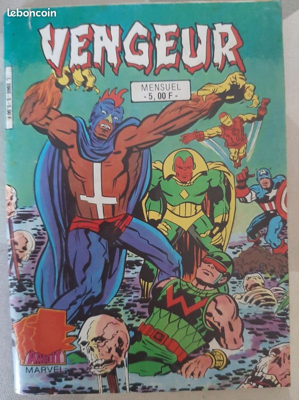BD Vengeur 5 Arédit Artima pocket Marvel (image 1)