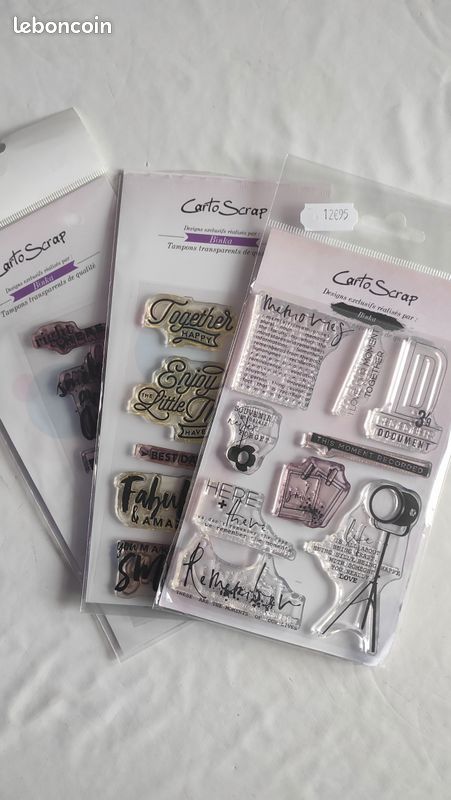 Lot de tampons clear cartoscrap (image 4)