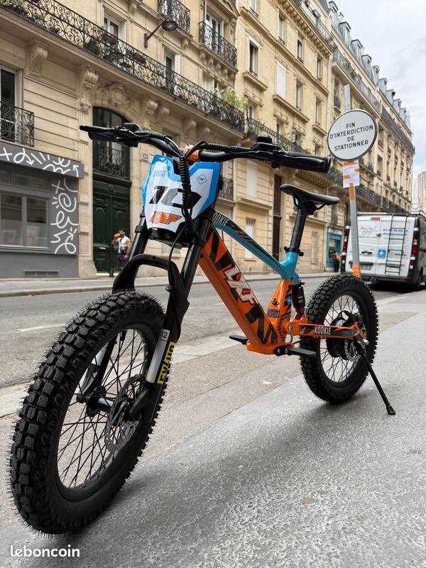 LXF Draisienne électrique Kookie 12 Black Edition – 250W, Batterie 21V, Frein à Disque – Dès 2 Ans Pour Une Première Moto électrique