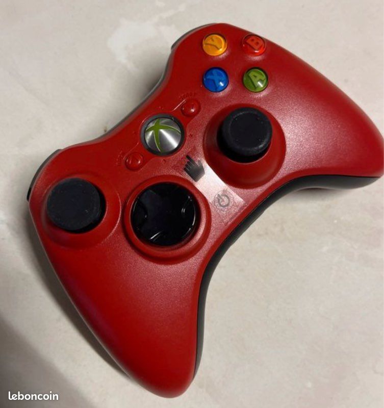 Manette de jeu - AIHONTAI - PS3 - Sans fil Bluetooth - Vibration - Rouge - Informatique