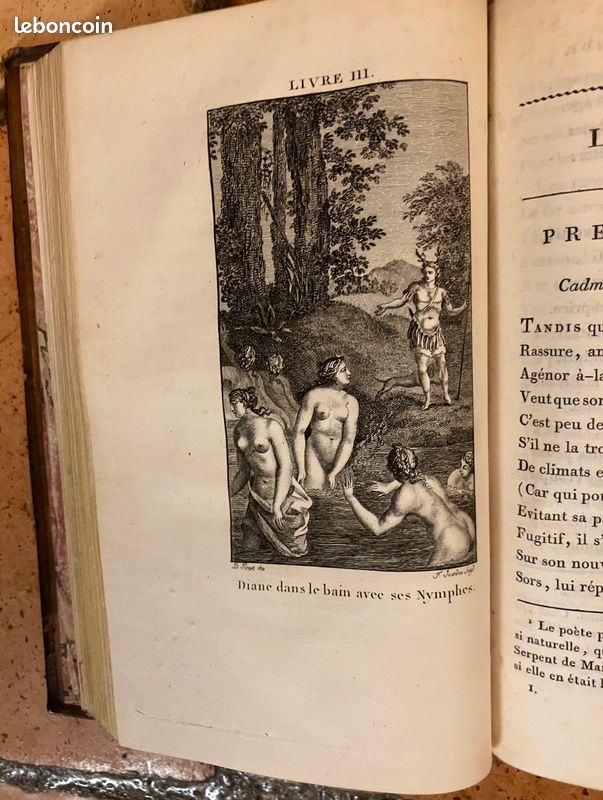 Ovide – Les Métamorphoses – Édition originale 1800 – 2 tomes illustrés (image 11)
