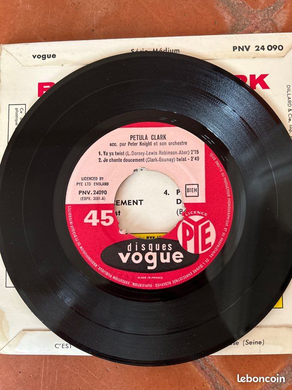 Vinyle Petula Clark – Chante En Français Ya Ya Twist (image 3)