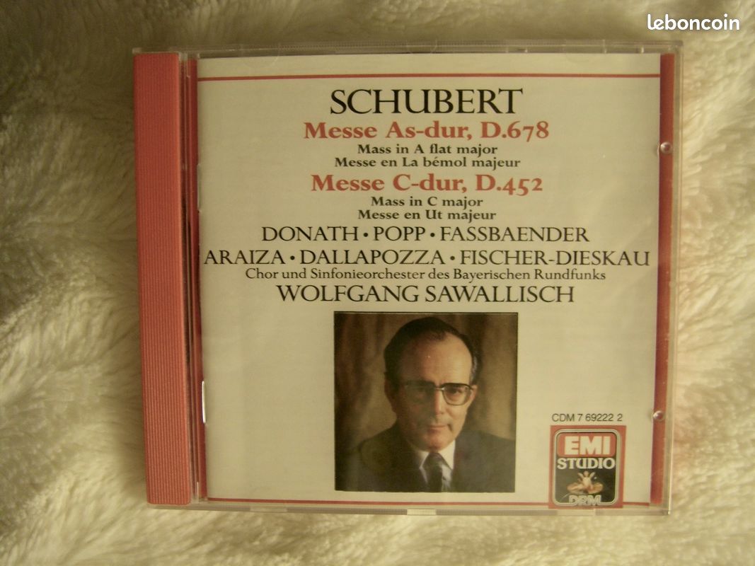 CD Messes de SCHUBERT (image 1)