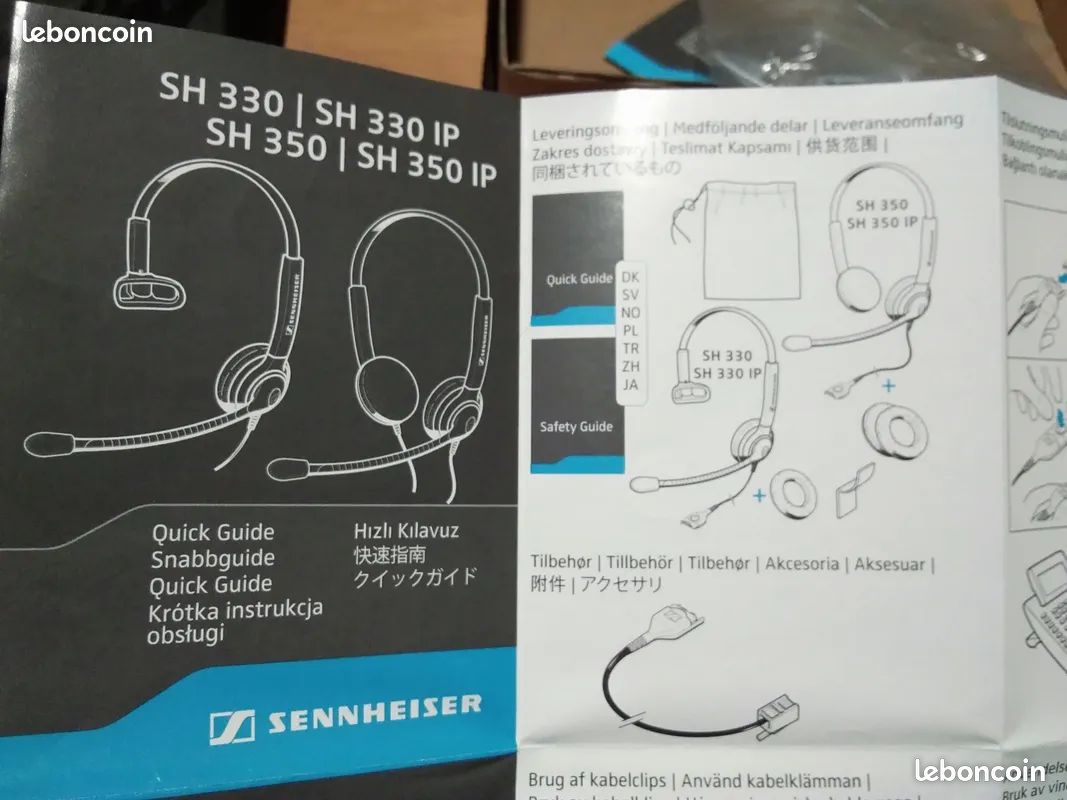 Casque Sennheiser SH 330- NEUF (image 3)