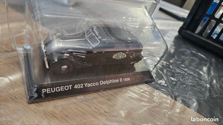 Peugeot 402 Yacco Delphine II 1936 – Modellino Auto Norev 1/43 Per Hachette, Nuovo