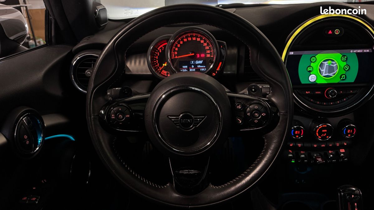 MINI MINI 2.0 COOPER S 190ch BVA (F56) - PACK JCW - TO PANORAMIQUE- CARPLAY - 1ère MAIN (image 12)