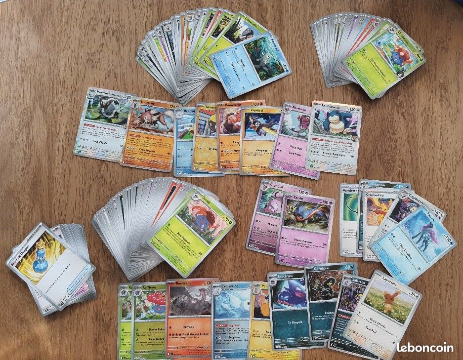 Lot de 150 cartes pokemon dont 1 ultra rare et 25 brillantes dans pokebox et tin (image 8)