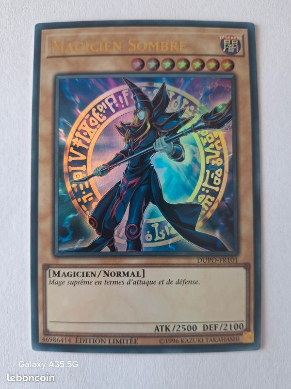 Carte Yu-Gi-Oh Magicien Sombre Édition Limitée DUPO-FR101 (image 1)