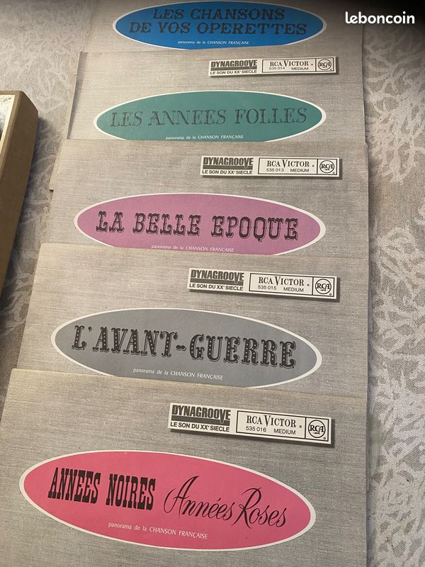 Coffret panorama de la chanson française tc148392 (image 3)