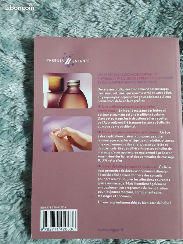 Livre Massages pour bébé édition Vigot parents enfants (image 4)