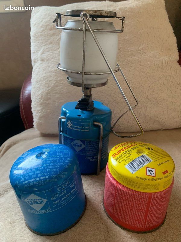 Lampe à Gaz Eurocamping – Ancienne, Fonctionnelle, Pour Camping