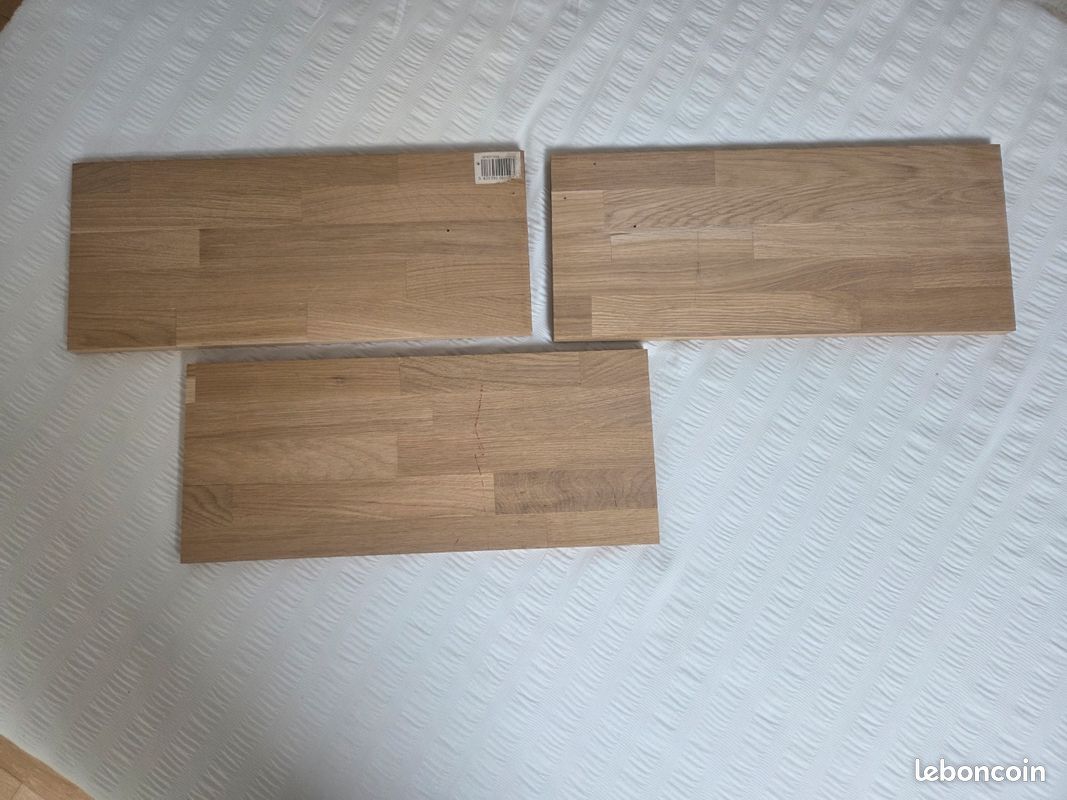 3 étagères chêne 20cm*47cm*2cm (image 2)