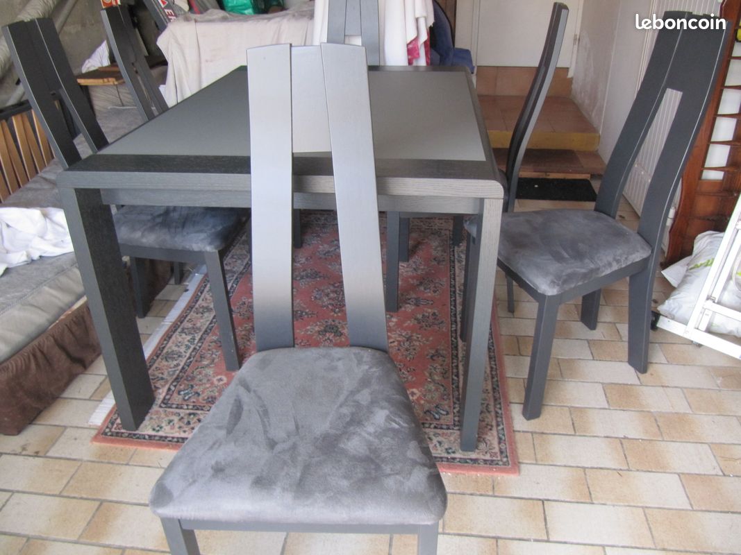 Table + 6 chaises bel ensemble (image 3)