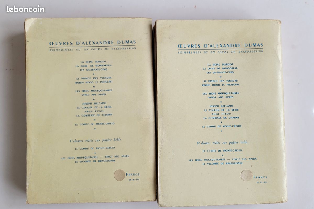 Le Comte de Monte-Cristo – Alexandre Dumas – 4 tomes complets – Calmann-Lévy 1950 (image 6)
