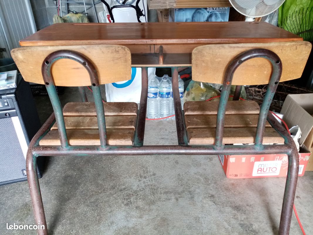 Table d'écolier double (image 2)