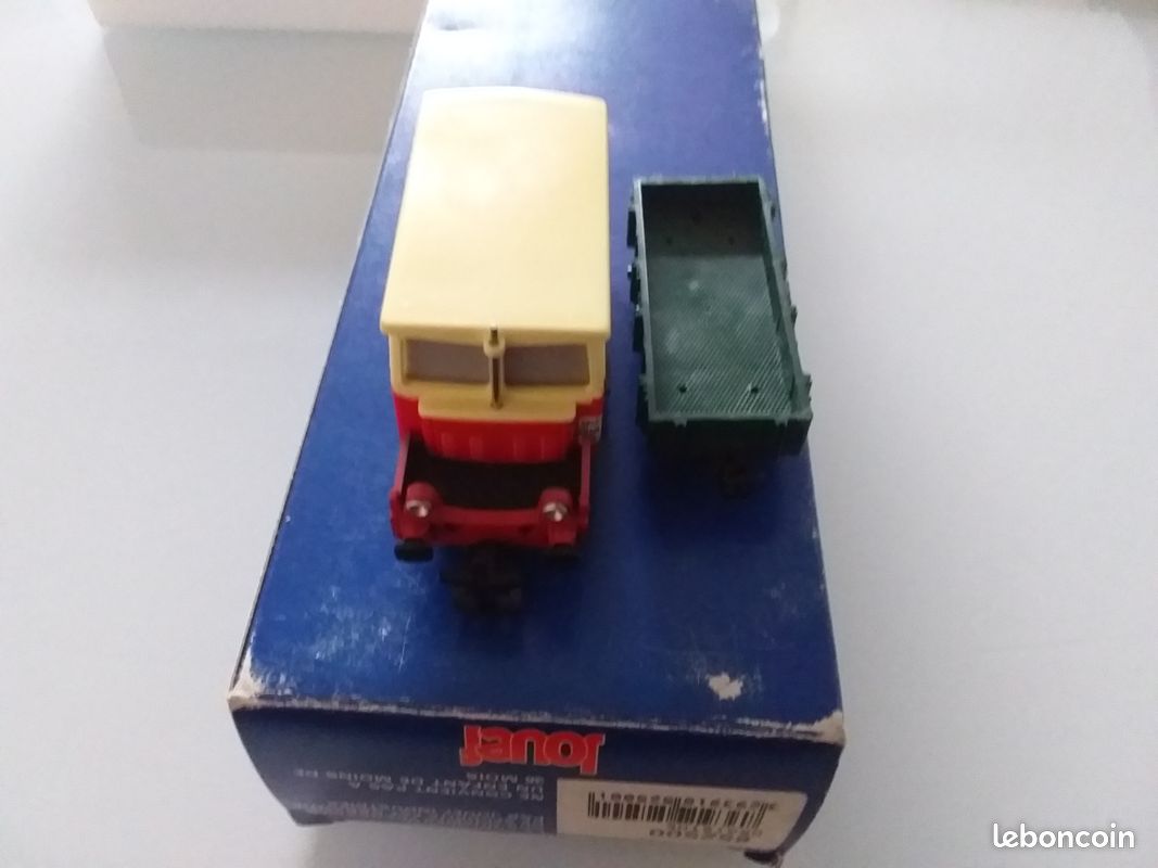 Draisine Jouef Réf 8525 DuLA4m – Année 1957, Rouge, Fabrication Française, Sans Wagonnet