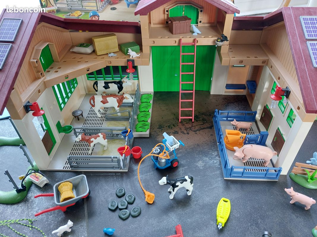 Humide des fruits Interprète ferme avec silo playmobil 9315 à la maison supprime