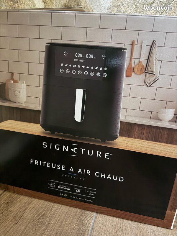 308>Friteuse sans Huile, 5,5L Friteuse à Air Chaude, Une Touche Écran