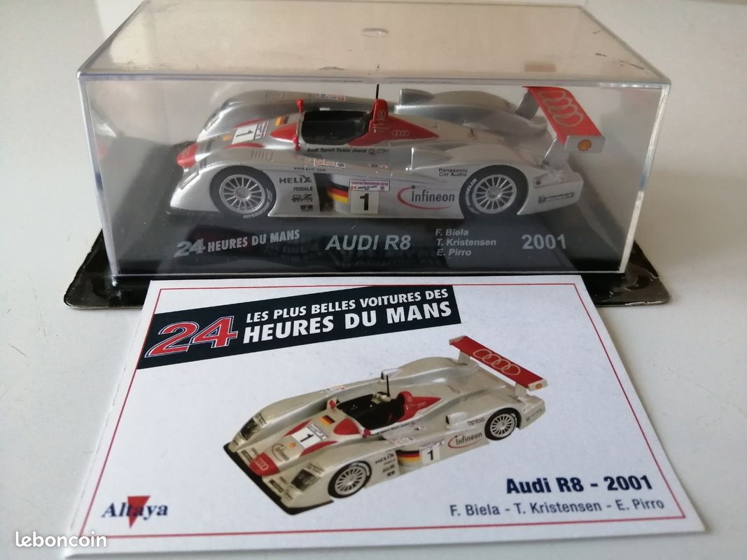 AUDI R8 24 heures du mans 2004 winner vainqueur ixo 1/43 ref10 EUR 30