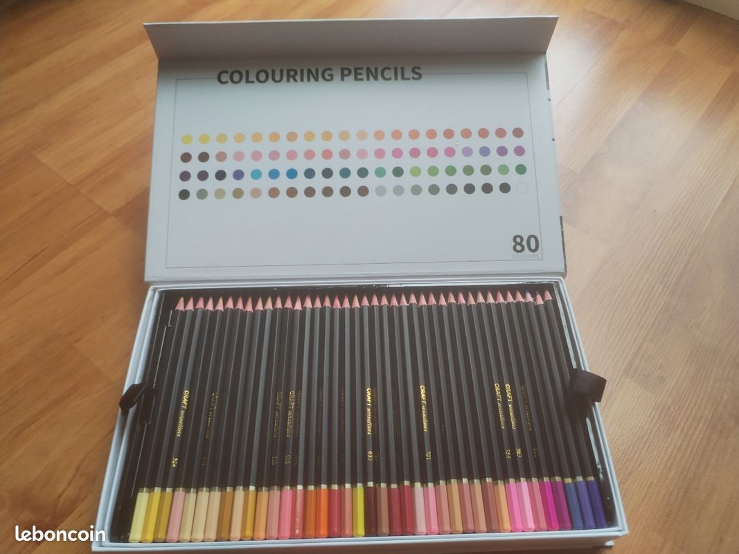 Boîte de 80 crayons de couleur (image 2)