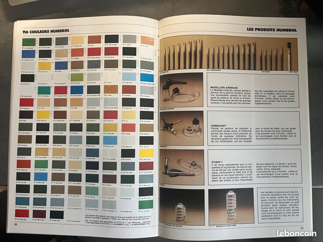 Ancien Catalogue Heller – Gamme Complète Humbrol Cliclac Bobkit – Papier